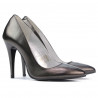 Eleganckie buty damskie 1241 brąz perłowy