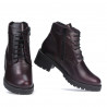 Damskie botki 3329 bordo