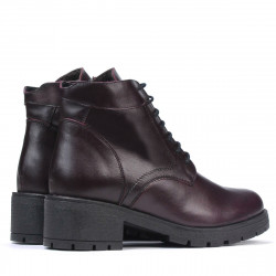 Damskie botki 3329 bordo