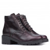Damskie botki 3329 bordo