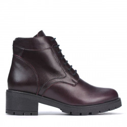 Damskie botki 3329 bordo