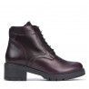 Damskie botki 3329 bordo