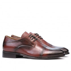 Eleganckie buty męskie (duże rozmiary) 822m a koniak