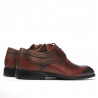 Eleganckie buty męskie 892m koniak (duże rozmiary)
