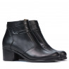 Botki damskie 3328 czarne