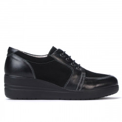 Damskie buty casual 6006 czarny kombinowany