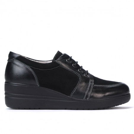 Damskie buty casual 6006 czarny kombinowany