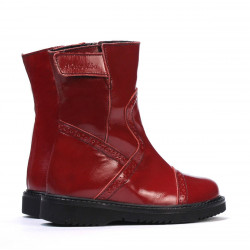 Buty dla małych dzieci 101c lakier bordowy