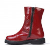 Buty dla małych dzieci 101c lakier bordowy