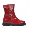 Buty dla małych dzieci 101c lakier bordowy