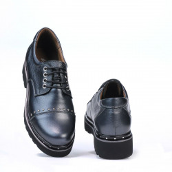 Damskie buty casual 6009 antracyt perłowy