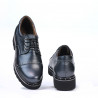 Damskie buty casual 6009 antracyt perłowy