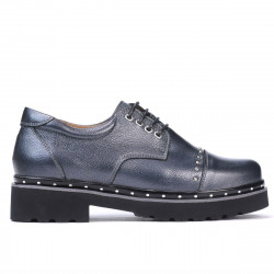 Damskie buty casual 6009 antracyt perłowy