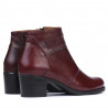 Damskie botki 3328 bordowe