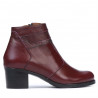 Damskie botki 3328 bordowe