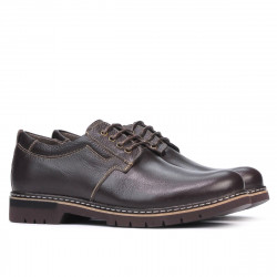 Casualowe buty męskie 895 kawa