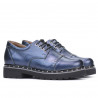 Buty casual damskie 6009 indygo perłowy