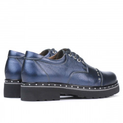 Buty casual damskie 6009 indygo perłowy