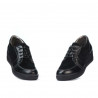 Damskie buty casual 6006 czarny kombinowany