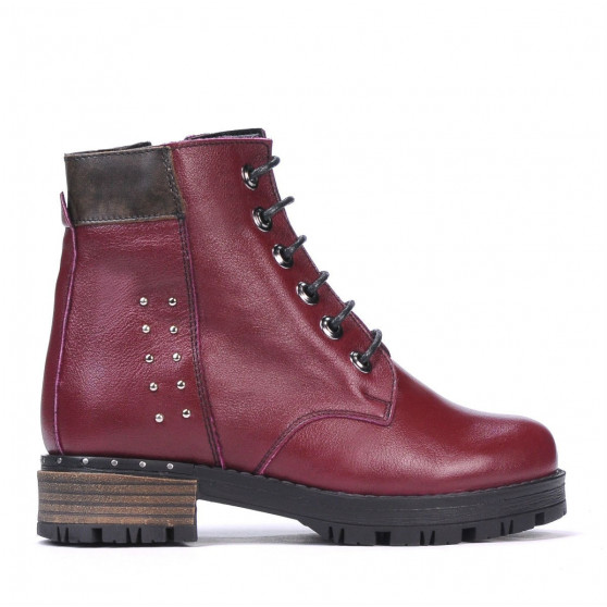 Dziecięce botki 3014 bordo