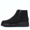 Damskie botki 3335 bufo czarne