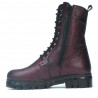 Damskie botki 3337 bordo perłowy