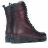 Damskie botki 3337 bordo perłowy