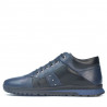 Buty casual męskie 4110 indigo+czarny