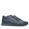 Buty casual męskie 4110 indigo+czarny
