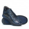 Buty casual męskie 4110 indigo+czarny