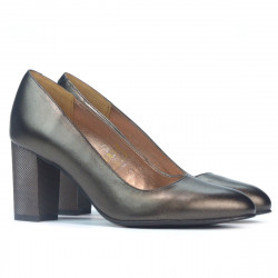 Eleganckie buty damskie 1273 perłowy brąz