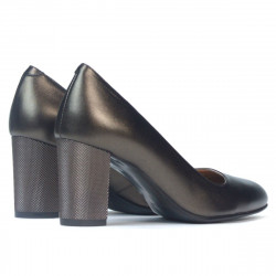 Eleganckie buty damskie 1273 perłowy brąz