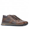 Casualowe buty męskie 4110 brązowy+kawa