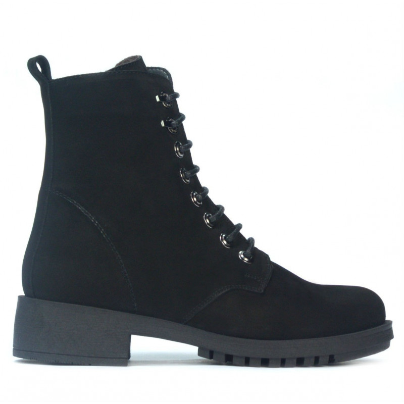 Damskie botki 3336 czarne bufo