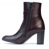 Damskie botki 1172 bordo