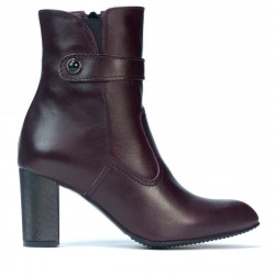 Damskie botki 1172 bordo