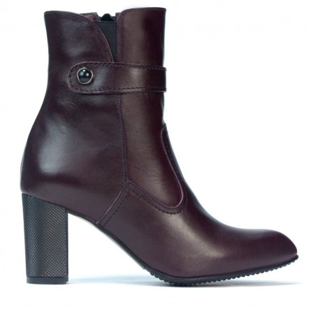 Damskie botki 1172 bordo