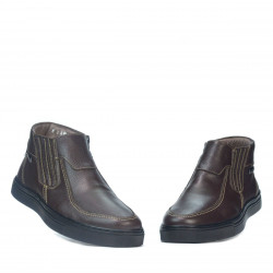 Buty męskie 4117 kawa