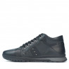 Buty casual męskie 4110 czarne+szare