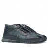Buty casual męskie 4110 czarne+szare