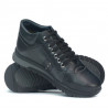 Buty casual męskie 4110 czarne+szare