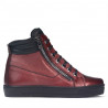 Buty 3339 bordo perła