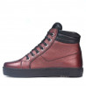 Buty 3339 bordo perła