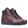 Buty 3339 bordo perła