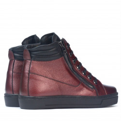 Buty 3339 bordo perła