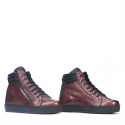 Buty 3339 bordo perła
