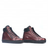 Buty 3339 bordo perła