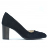 Eleganckie damskie buty 1273 czarne antilopa