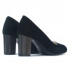 Eleganckie damskie buty 1273 czarne antilopa