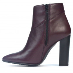 Damskie botki 1154-1 bordo